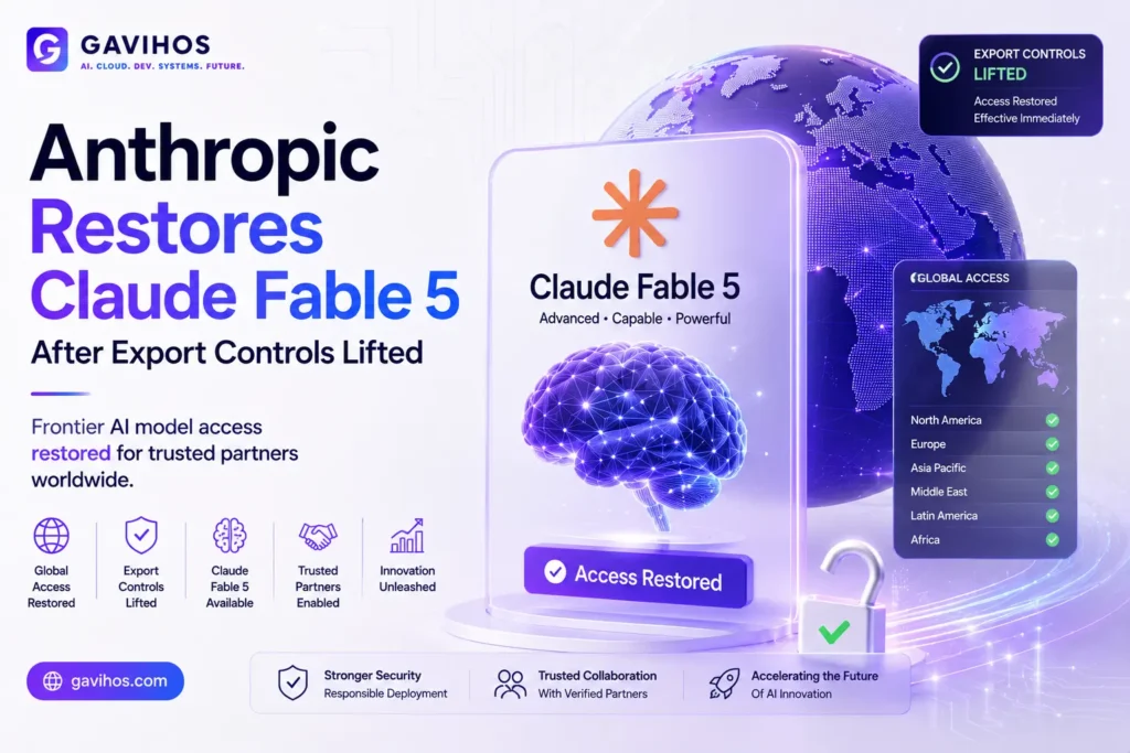 Anthropic Restores Claude Fable 5 After Export Controls Lifted 2 Anthropic Restores Claude Fable 5 After Export Controls Lifted