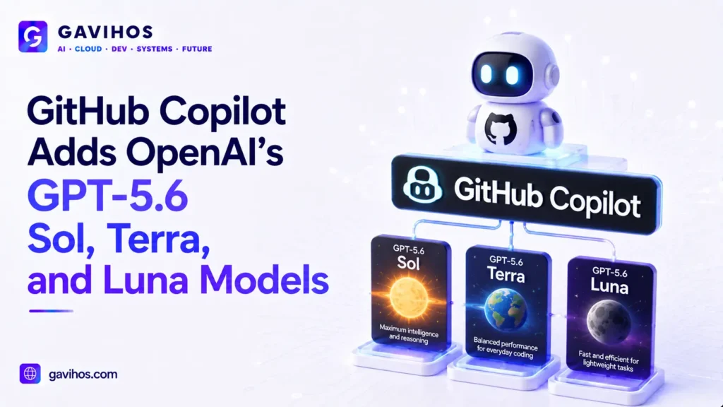 GitHub Copilot Adds OpenAI's GPT-5.6 Sol, Terra, and Luna Models 2 GitHub Copilot Adds OpenAI's GPT-5.6 Sol, Terra, and Luna Models